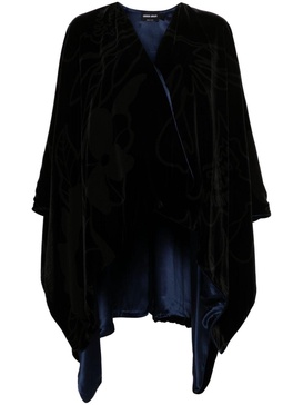 devoré velvet cape