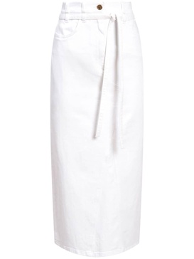 Dean cotton straight skirt 