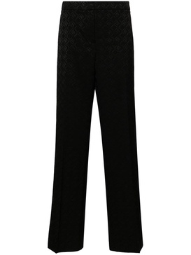 mid-rise tailored trousers