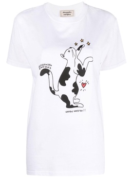 eyes graphic-print T-shirt