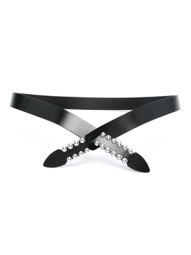 black Lecce leather belt