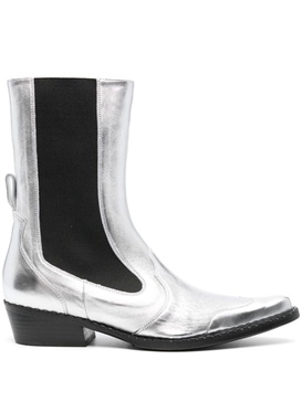 Otis 40mm metallic-finish boots