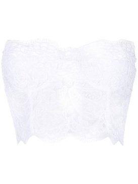 lace embroidery bustier top