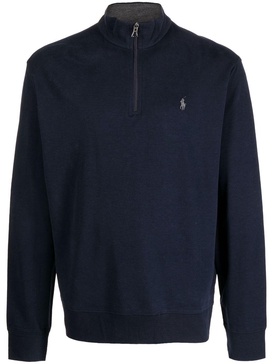 jersey quarter-zip pullover