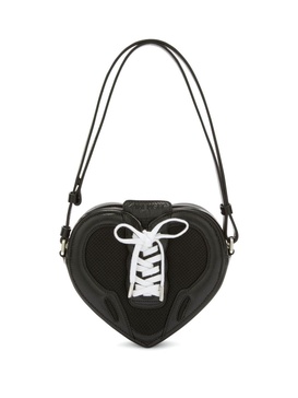 Heart leathr shoulder bag