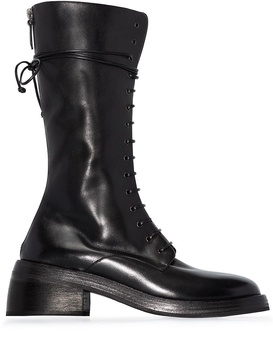 mid-calf combat boots