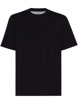 crew-neck cotton jersey T-shirt