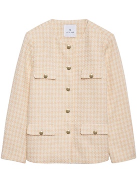 Janet houndstooth tweed jacket 