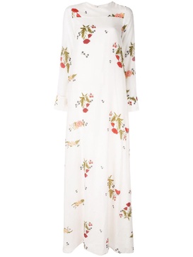 Soiree floral print dress