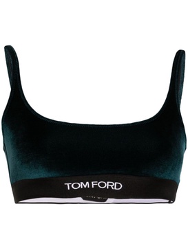 logo-underband crop top