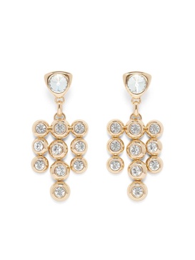 crystal-embellished drop earrings