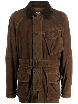 Preston belted suede jacket