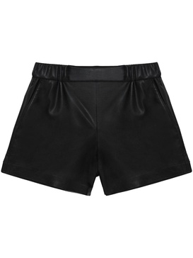 Koa faux leather shorts