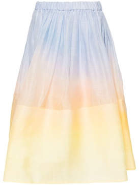 ombrè-effect midi skirt