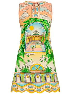 Paysage Ideal graphic-print minidress