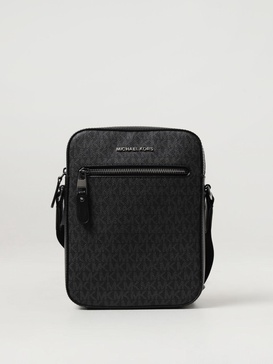 Michael Kors Varick Logo Detailed Zipped Messenger Bag