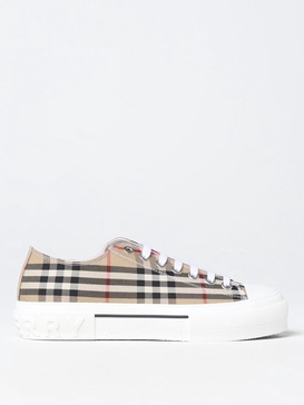 Burberry Jack Vintage Check sneakers in jacquard organic cotton