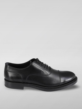 monogram-stamp oxford shoes