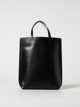 Leather Banner Tote Bag