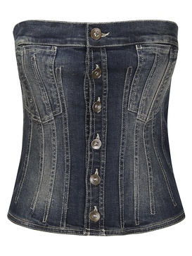 Denim Corset