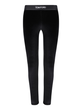 Black Velvet Leggings