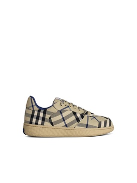 Burberry 'Terrace' Beige Polyester Blend Sneakers Man