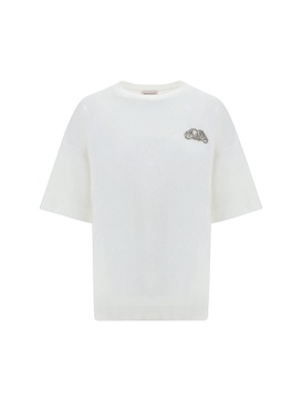 Alexander McQueen Smock Stitch-Detailed Crewneck T-Shirt