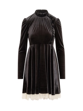 Philosophy Di Lorenzo Serafini Pleated Long-Sleeved Dress