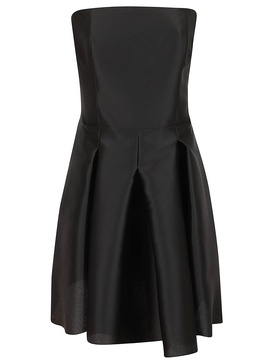 Alberta Ferretti Pleated Mini Dress