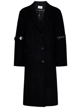 Coperni Buckle-Detailed Single-Breasted Long-Sleeved Coat