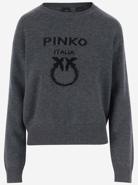 Pinko Wool Sweater With Logo