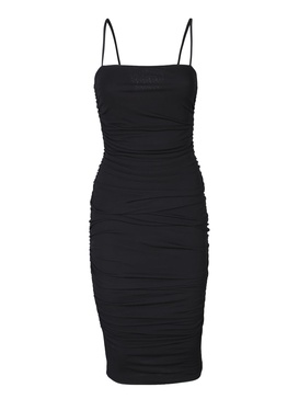 Pinko Forza Interlock Black Dress