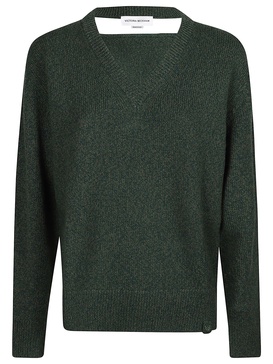 Convertible V-neck Sweater