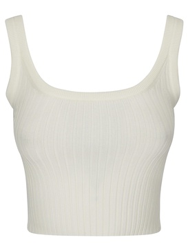 Sleeveless ribbed top