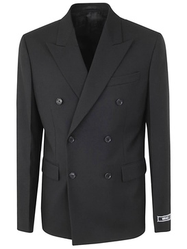 Versace Formal Jacket Wool Fabric Clothing