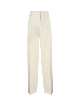 Straight High-waisted Trousers