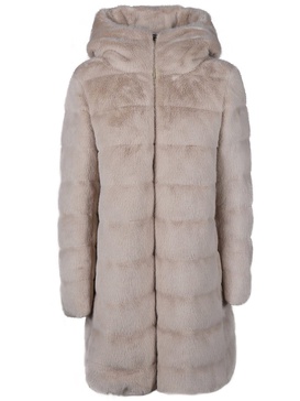 A-shape Faux Fur Down Jacket