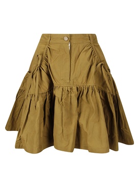 Gloria Skirt Ripstop Cotton Ochre