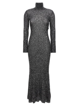 Sequin Maxi Dress Dresses Black