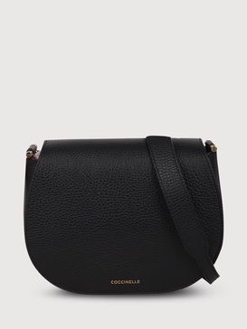 Coccinelle Eclyps Grained Leather Shoulder Bag