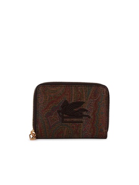 Etro 'Arnica' Brown Leather Wallet Woman