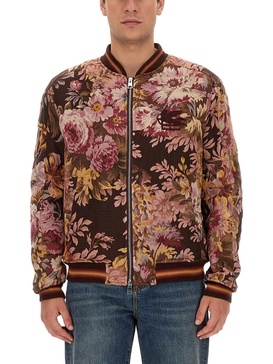 Etro Floral Print Bomber Jacket