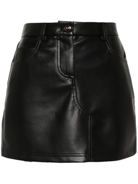 Eco-leather Mini Skirt