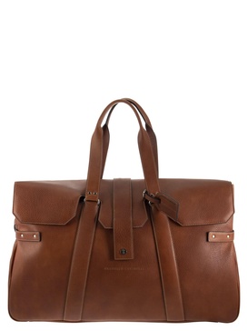 Brunello Cucinelli Leather Weekend Bag