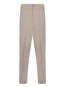 Beige Linen Pants