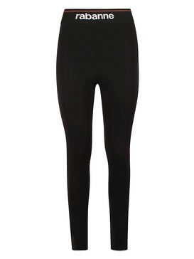 Elastic Waist Logo Leggings