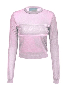 Chiara Ferragni Pink Crewneck