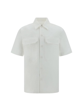 Cotton shirt with side white band