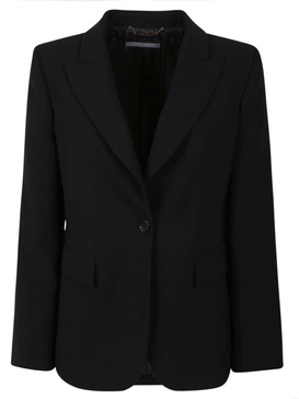 Alberta Ferretti Single-Breasted Tailored Blazer