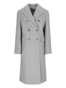 Double-breasted Midi Coat